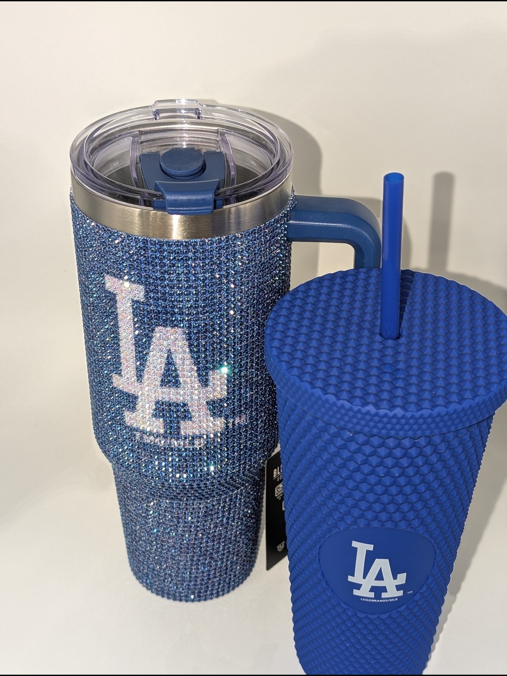 Los Angeles Dodgers Rhinestone Tumbler & Acrylic Tumbler Bundle - Brandnew